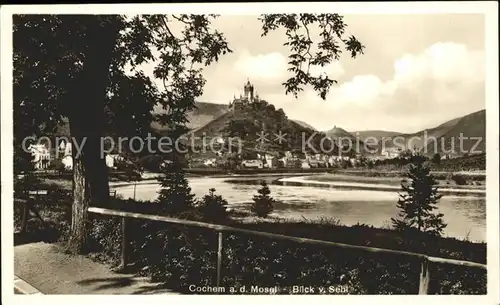 Cochem Mosel Sehl Mosel Burg Kat. Cochem