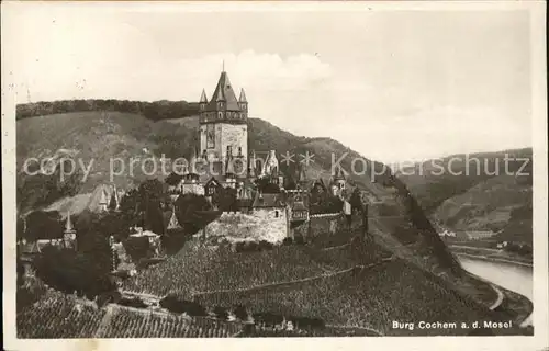 Cochem Mosel Burg Kat. Cochem