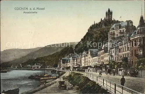 Cochem Mosel Moselstrasse Kat. Cochem