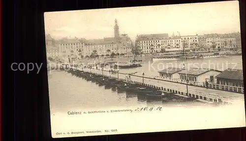 Coblenz Koblenz Ehrenbreitenstein Kat. Koblenz Rhein