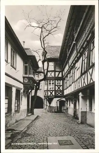 Neustadt Haardt Altstadt Hendelscher Hof Fachwerk