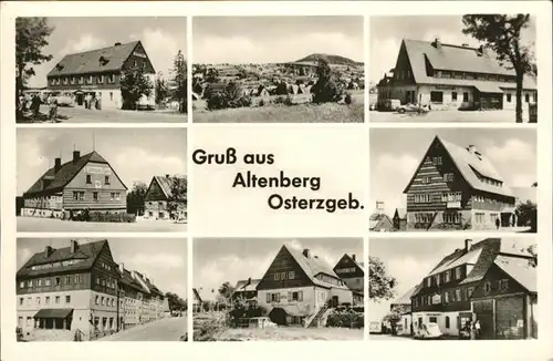 Altenberg Erzgebirge  Kat. Geising