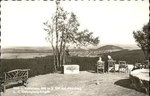 Altenberg Erzgebirge Blick Kahleber Gelsingberg Kat. Geising