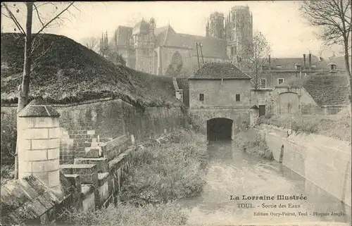 Toul Meurthe et Moselle Lothringen La Lorraine illustree Sortie des Eaux Kat. Toul