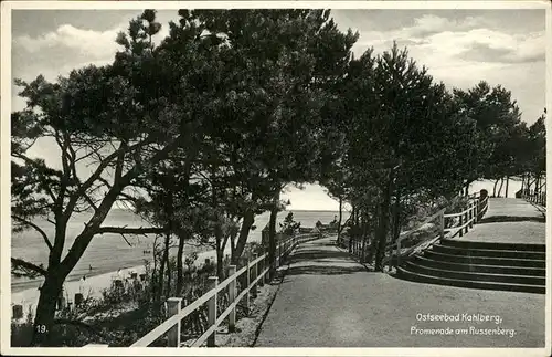 Krynica Morska Ostseebad Ostpreussen Promenade am Russenberg Kat. 