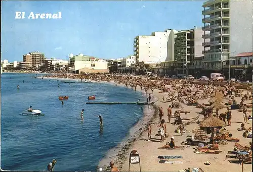El Arenal Mallorca Vista parcial desde el Club Nautico Playa Kat. S Arenal