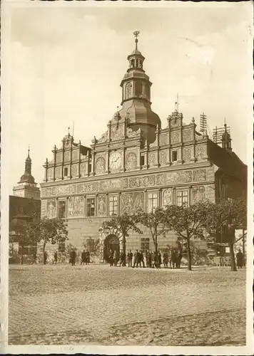 Mies Stribro Westboehmen Rathaus aus dem 16. Jahrhundert Bergstadt Sudetengau Kat. 