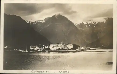 Balholmen Norwegen Panorama Kat. 