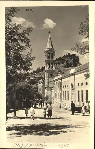 Sinj Strassenpartie Kirche Kat. 