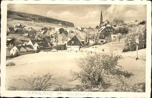 Altenberg Erzgebirge Wintersportplatz Kat. Geising