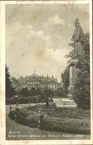 Arolsen Kaiser Wilhelm Denkmal Residenzschloss