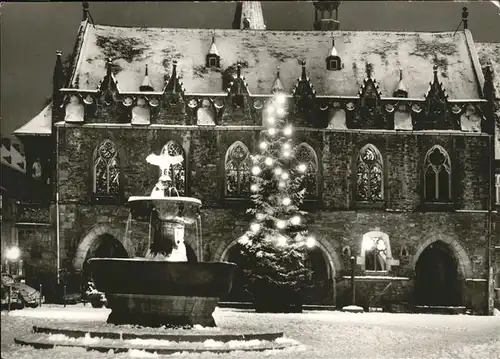 Goslar Winterlicher Marktplatz / Goslar /Goslar LKR