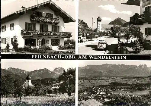 Bad Feilnbach Panorama und Kirchen / Bad Feilnbach /Rosenheim LKR