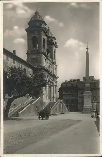 Rom Roma Chiesa ed obelisco della Trinita dei Monti /  /Rom