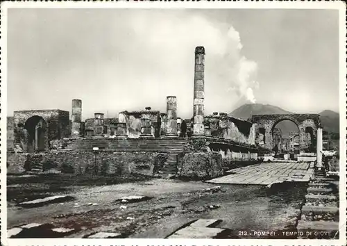 Pompei Tempio di Giove Ruine