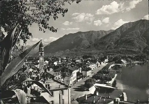 Ascona TI con la Piazza Kirche Lago Maggiore / Ascona /Bz. Locarno