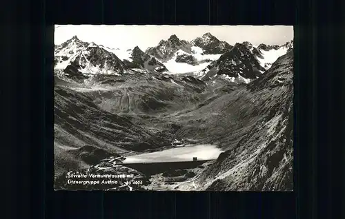 Partenen Vorarlberg Silvretta Vermuntstausee Litzner Seehorngruppe Gletscher Kat. Gaschurn