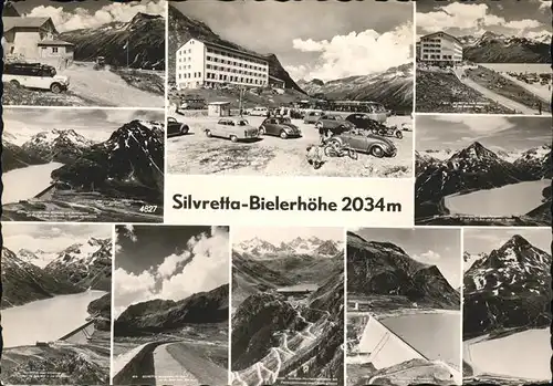 Partenen Vorarlberg Silvretta Bielerhoehe Wintersportplatz Berghotel Vermunt Stausee Staumauer Silvretta Hochalpenstrasse Alpengasthof Kat. Gaschurn