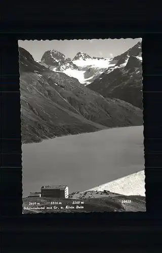 Partenen Vorarlberg Silvrettahotel Silvrettasee Stausee Bielerhoehe Piz Buin Gletscher Kat. Gaschurn
