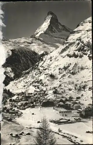 Zermatt VS mit Matterhorn Wintersportplatz Kat. Zermatt