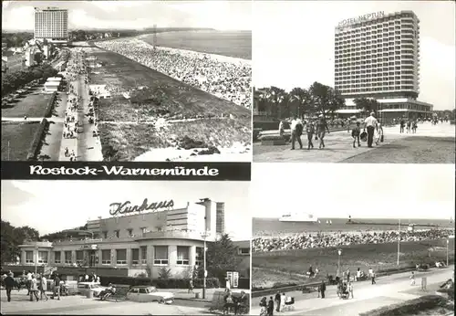 Rostock Warnemuende Promenade Neptun Kurhaus Hotel Kat. Rostock