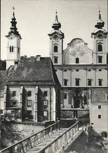 Steyr Enns Oberoesterreich Vorstadtpfarrkirche St. Michael Buergerspital Kat. Steyr