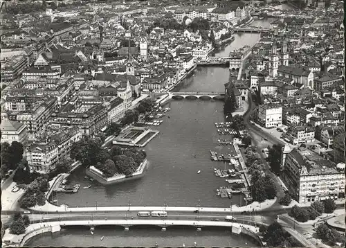 Zuerich Quaibruecke Limmat / Zuerich /Bz. Zuerich City