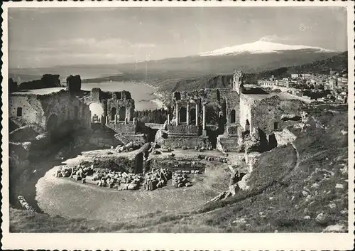 Taormina Sizilien Teatro Greco Kat. 