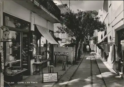 Capri Via Tiberio Kat. Italien