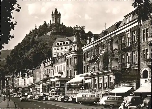 Cochem Mosel Uferstrasse Reichsburg Kat. Cochem