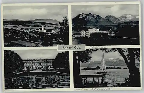 Endorf Chiemgau Endorf Oberbayern  x 1934 / Chiemsee /Rosenheim LKR