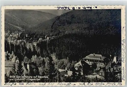 Altenberg Erzgebirge Baerenfels Kipsdorf x 1941
