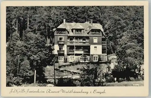 Altenberg Erzgebirge Waldbaerenburg x 1956