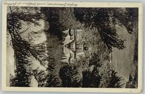 Altenberg Erzgebirge Waldbaerenburg Haus Bergfried x 1926