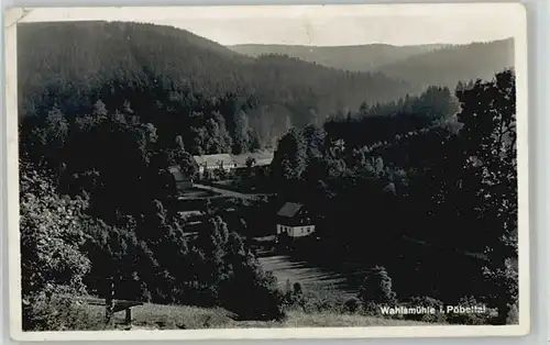 Altenberg Erzgebirge Wahlmuehle Poebeltal x 1940