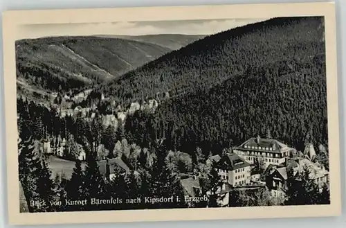 Altenberg Erzgebirge Baerenfels Kipsdorf x 1954