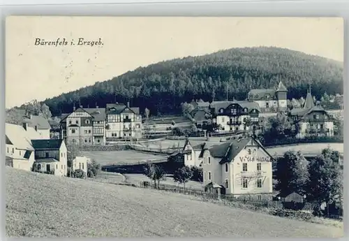 Altenberg Erzgebirge Baerenfels x 1928