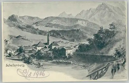 wd82273 Schellenberg Liechtenstein Schellenberg Kuenstlerkarte x 1906 Kategorie. Schellenberg Alte Ansichtskarten