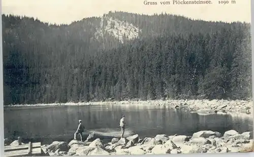 Ploeckensteinsee Ploeckensteinsee  ungelaufen ca. 1910 / Tschechische Republik /