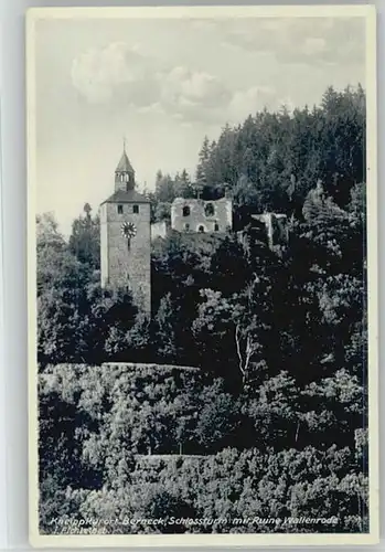 Bad Berneck Schlossturm Ruine Wallenrode * 1940