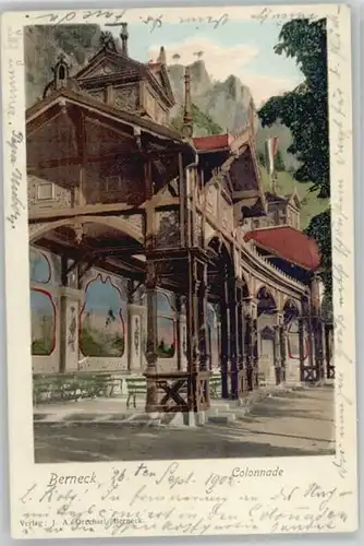 Bad Berneck Kolonnade x 1902