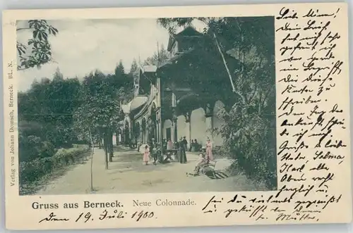 Bad Berneck Kolonnade x 1900