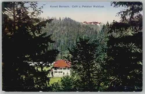 Bad Berneck Cafe Waldlust x 1931