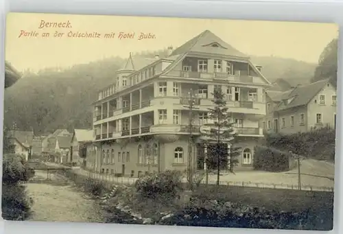 Bad Berneck Hotel Bube Oelschnitz * 1910