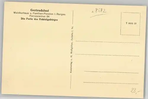 Bad Berneck Kurhaus Gertrudslust * 1920