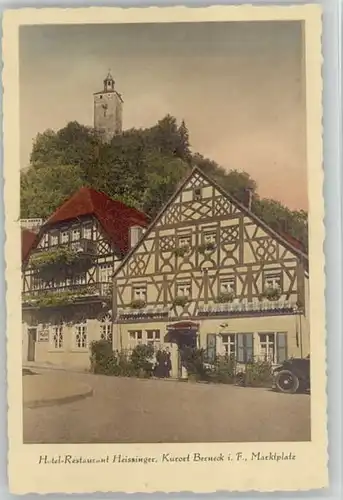 Bad Berneck Hotel Restaurant Heissinger * 1920