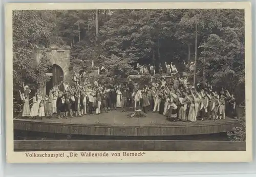 Bad Berneck Schauspiel Wallenrode x 1926