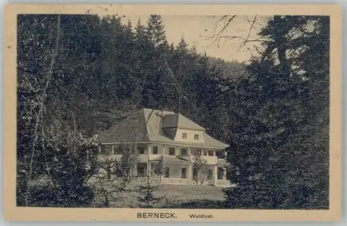 Bad Berneck Waldlust x 1921