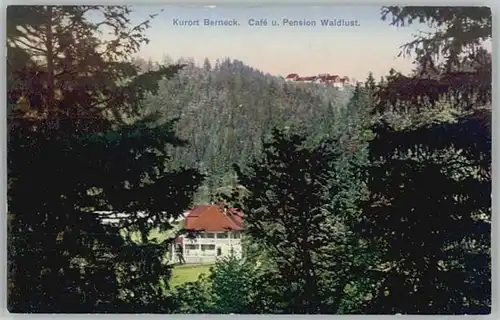 Bad Berneck Cafe Waldlust * 1910