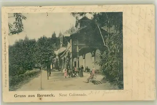 Bad Berneck Kolonnade x 1900